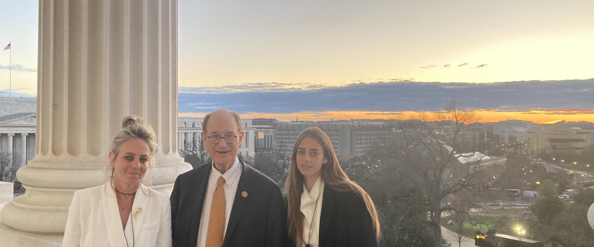 Congressman Sherman Hosts Mother of Freed Israel Hostage