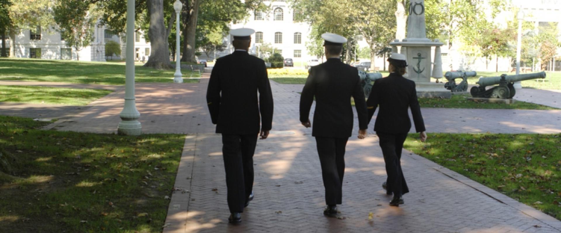 Naval Academy students in Annapolis