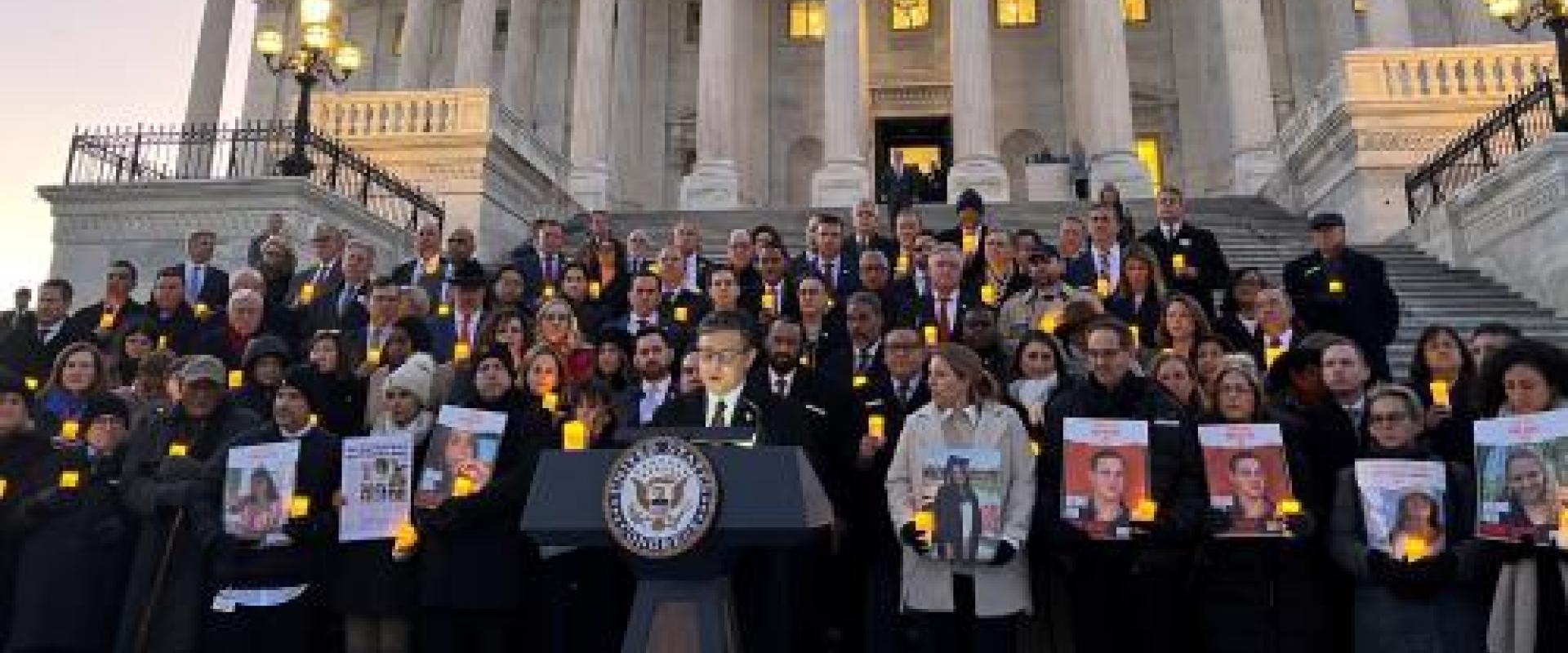 Congressman Sherman & Colleagues Mark Grim Milestone for Gaza Hostages