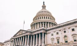 Snow on the United States Capitol Building