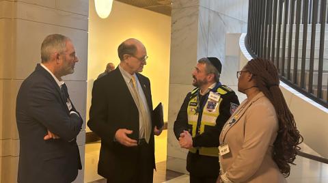 Sherman Holds Powerful Meeting with Survivors of October 7th Massacre