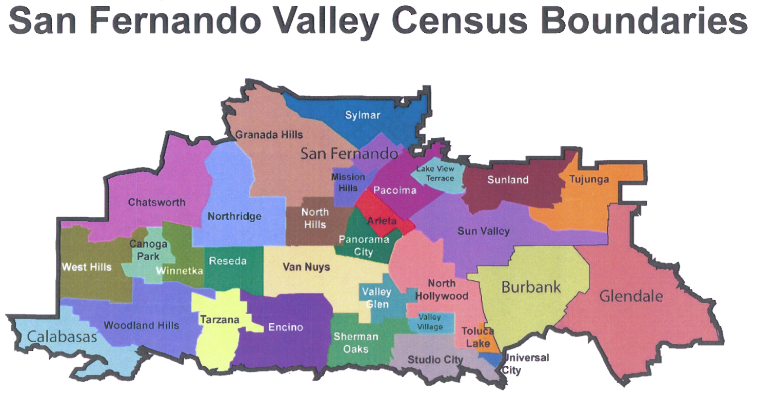Census Map of SF Valley 