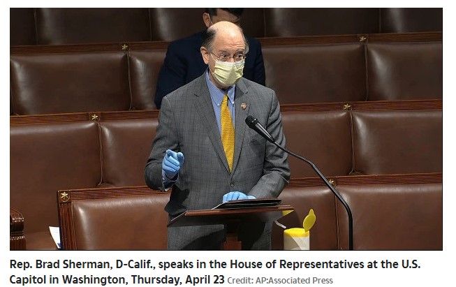 Sherman Speaks Ahead of Vote on Coronavirus Emergency Package