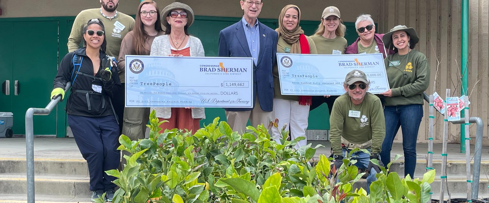 $1 Million in Federal Funds to TreePeople for Greening Efforts