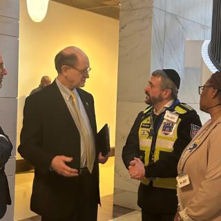 Sherman Holds Powerful Meeting with Survivors of October 7th Massacre
