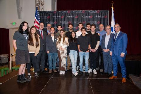 Congressman Sherman Helps Welcome Israeli Student Delegation to Los Angeles